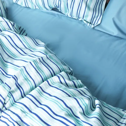 Комплект постельного белья Сатин STANDART 22-1432 Wave Freshnessl - 2