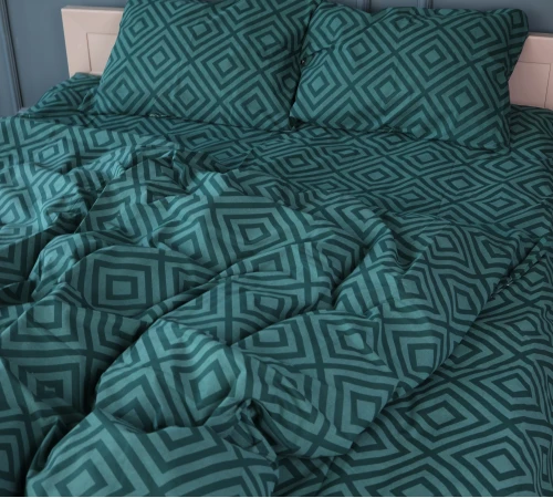 Підковдра Бязь 17-0622 Geometry Emerald - 2