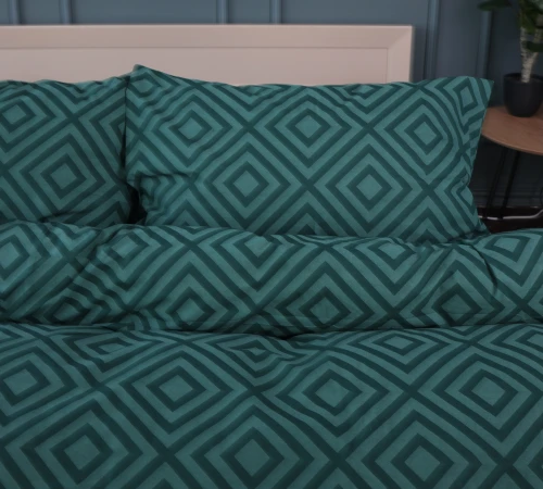 Комплект постільної білизни MirSon Ranforce Elite 17-0622 Geometry Emerald - 2