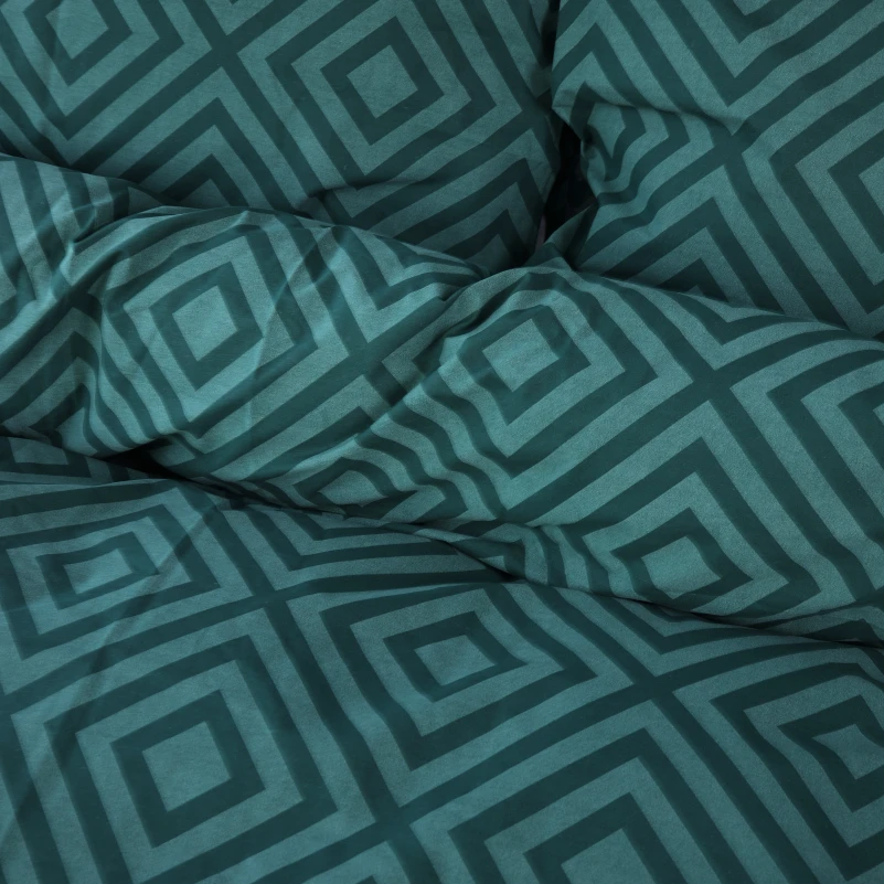 Комплект постільної білизни MirSon Ranforce Elite 17-0622 Geometry Emerald - 2