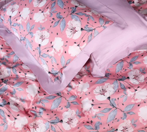 Комплект постільної білизни Сатин ELIT "Coral reef"