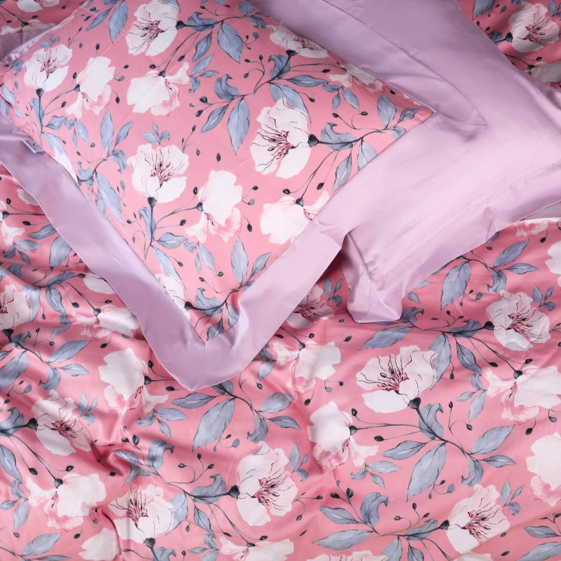 Комплект постільної білизни Сатин ELIT "Coral reef"