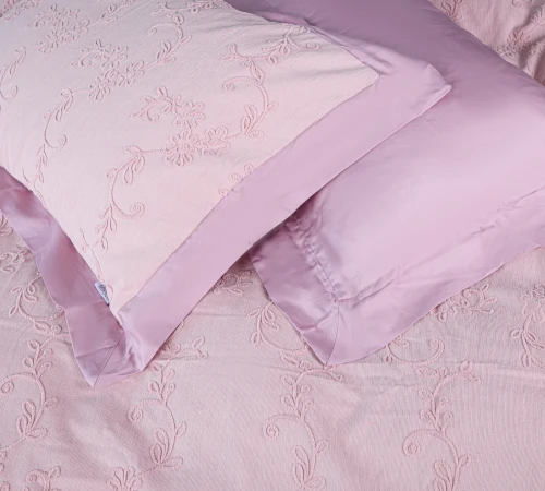 Комплект постільної білизни Сатин ELIT з вишивкою "Warm sun"