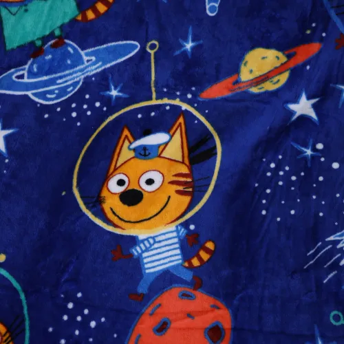 Плед М "Tiny Comfort" Three cats space - 3