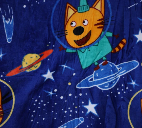 Плед М "Tiny Comfort" Three cats space - 2