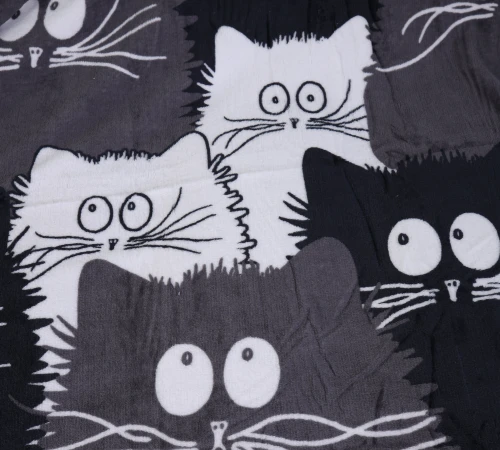 Плед М "Tiny Comfort" Night cats - 2
