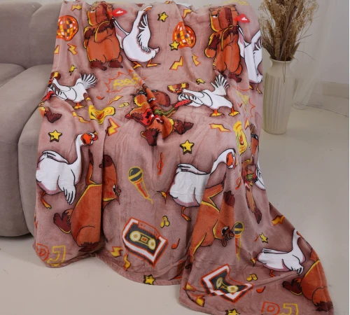 Плед М "Tiny Comfort" Capybara and goose