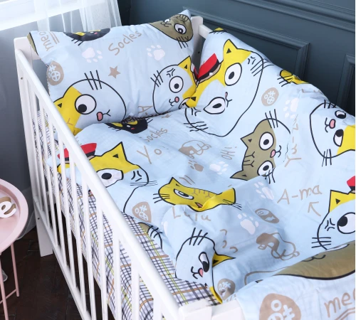 Дитяча постільна білизна Бязь Kids Time 18-0007 Cool Cat