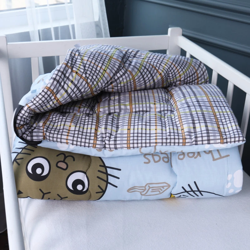 Одеяло антиалергенное №3806 Kids Time 18-0007 Cool Cat EcoSilk бязь (зимнее) - 1