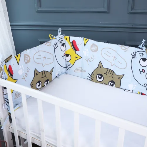 Борт в ліжечко Kids Time 18-0007 Cool Cat - 4
