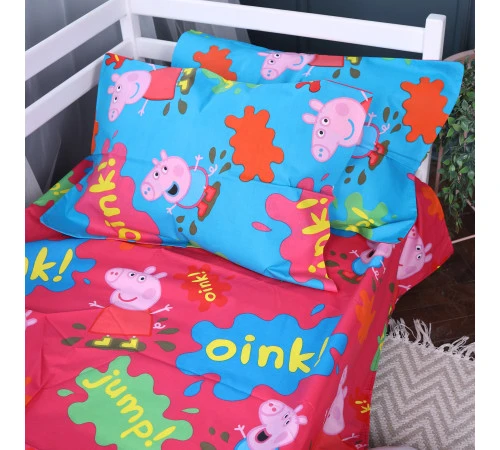 Простынь Детская Бязь Kids Time 17-0507 Peppa - 2