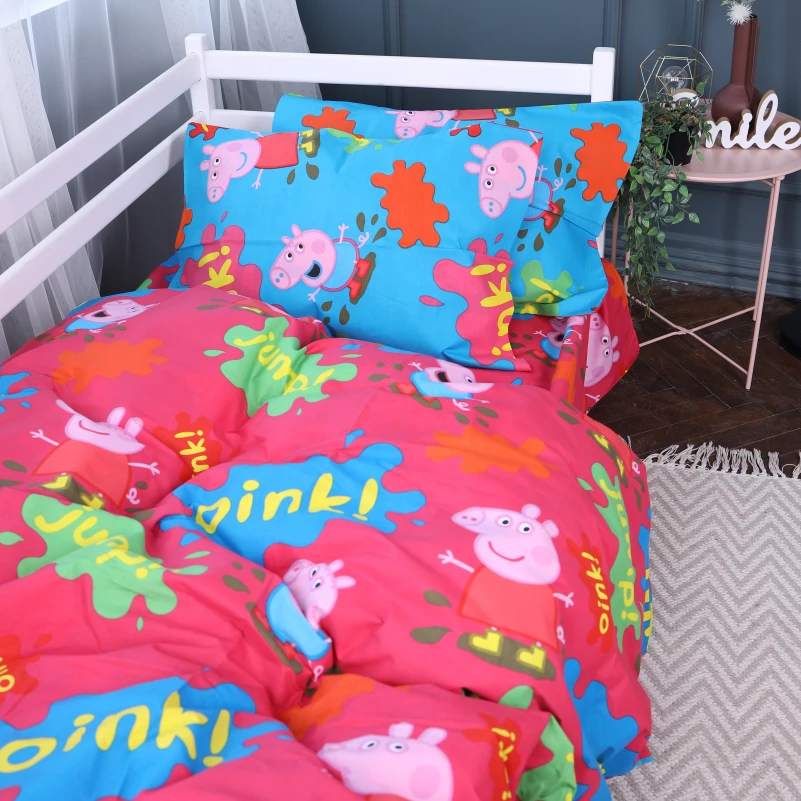 Простынь Детская Бязь Kids Time 17-0507 Peppa - 4