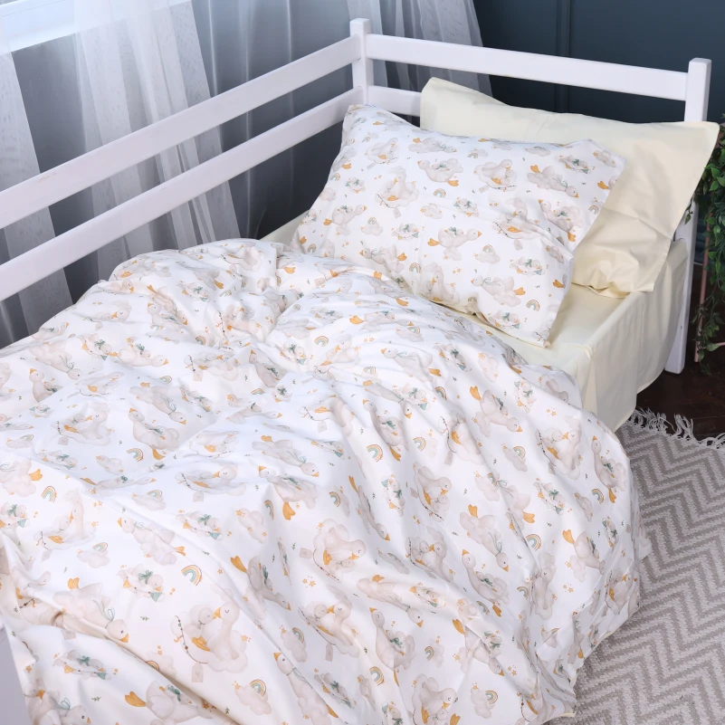 Підковдра Сатин Kids Time 22-1419 Sleepy ducklings