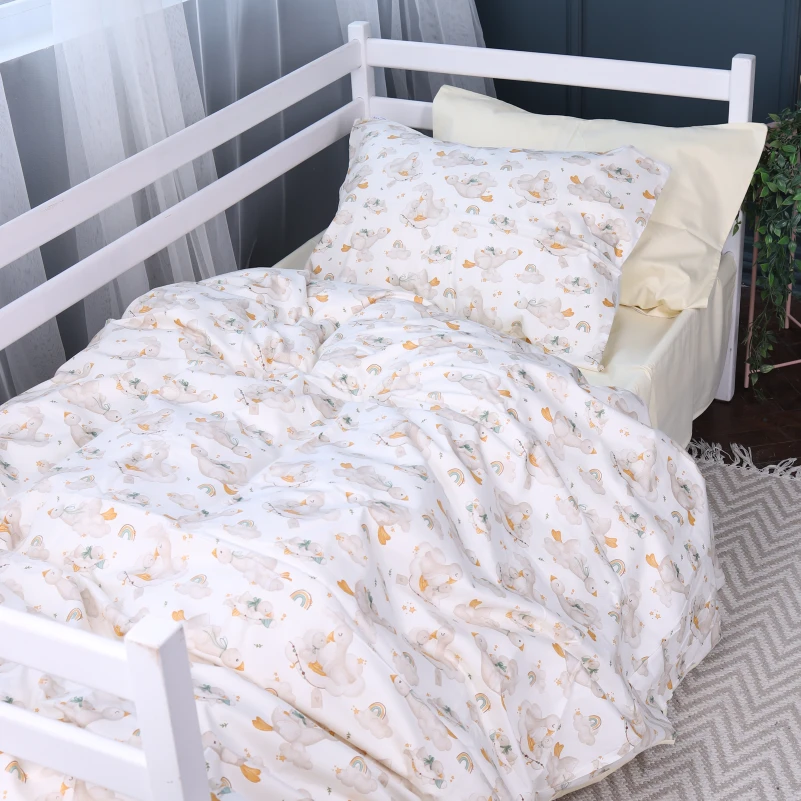 Комплект постільної білизни Сатин Kids Time 22-1419 Sleepy ducklings