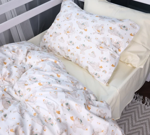 Простынь Сатин Kids Time 22-1419 Sleepy ducklings - 2