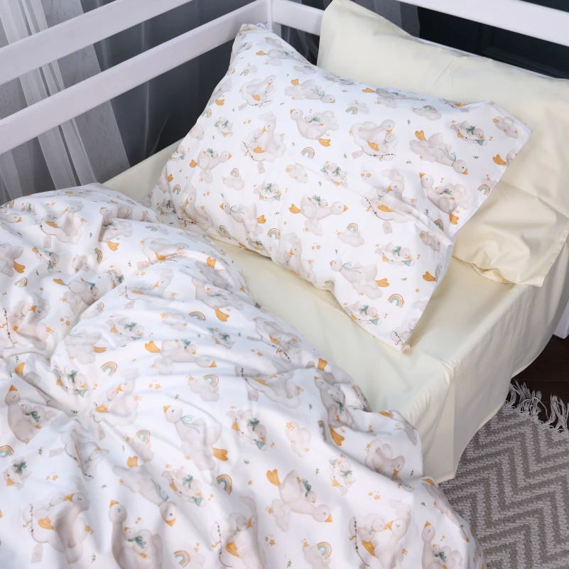Комплект постільної білизни Сатин Kids Time 22-1419 Sleepy ducklings - 4