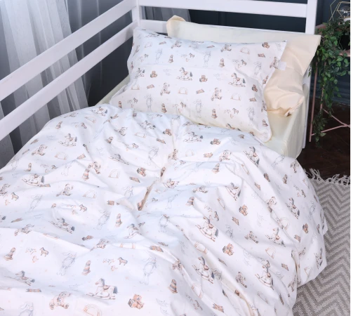 Пододеяльник Сатин Kids Time 22-1422 Warm toys