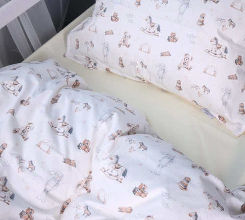 Наволочка Сатин Kids Time 22-1422 Warm toys - 2