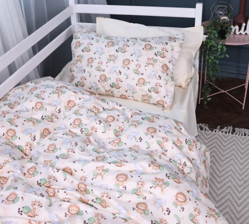Пододеяльник Сатин Kids Time 22-1418 Safari baby