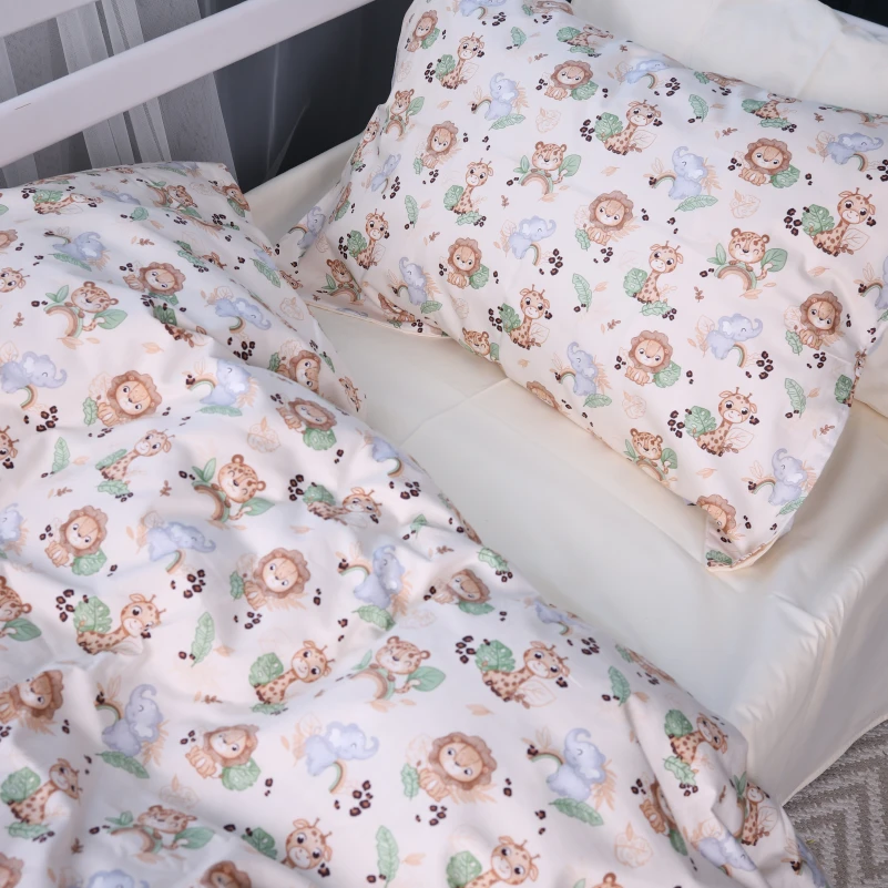Комплект постільної білизни Сатин Kids Time 22-1418 Safari baby - 4