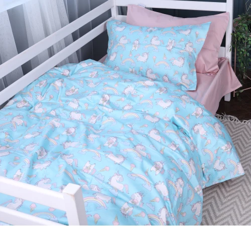 Пододеяльник Сатин Kids Time 22-1421 Unicorn meanness