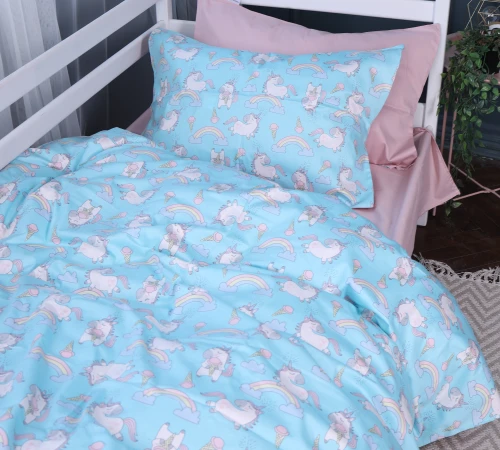 Пододеяльник Сатин Kids Time 22-1421 Unicorn meanness - 2