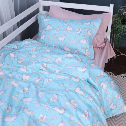 Пододеяльник Сатин Kids Time 22-1421 Unicorn meanness - 2