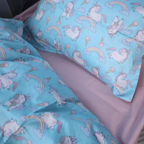 Простирадло Сатин Kids Time 22-1421 Unicorn meanness - 2