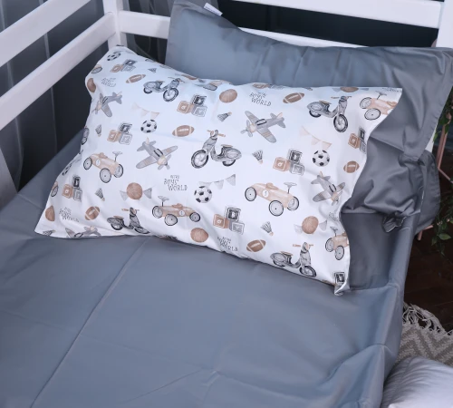 Наволочка Сатин Kids Time 22-1417 Retro Boys' World