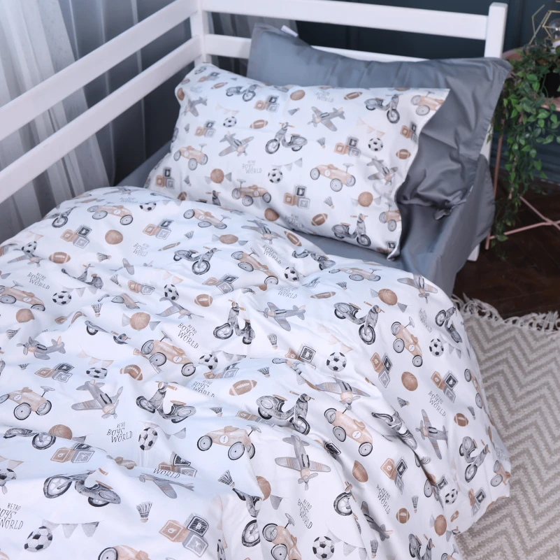 Наволочка Сатин Kids Time 22-1417 Retro Boys' World - 3