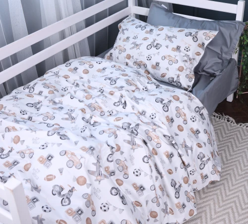 Пододеяльник Сатин Kids Time 22-1417 Retro Boys' World