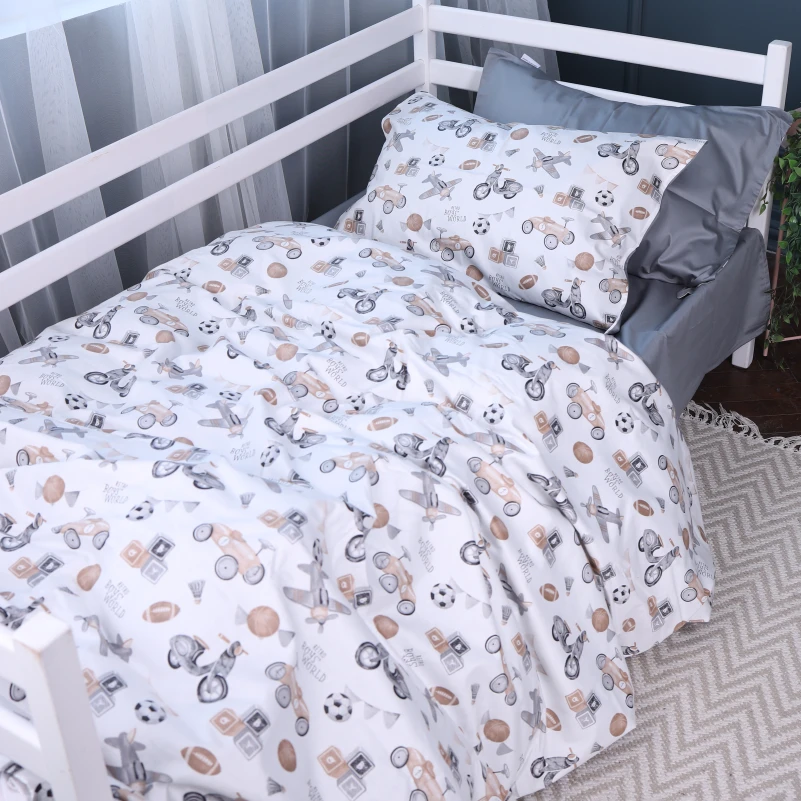 Підковдра Сатин Kids Time 22-1417 Retro Boys' World