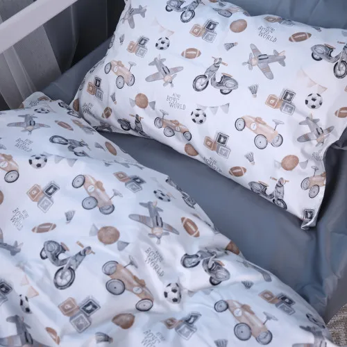 Пододеяльник Сатин Kids Time 22-1417 Retro Boys' World - 2