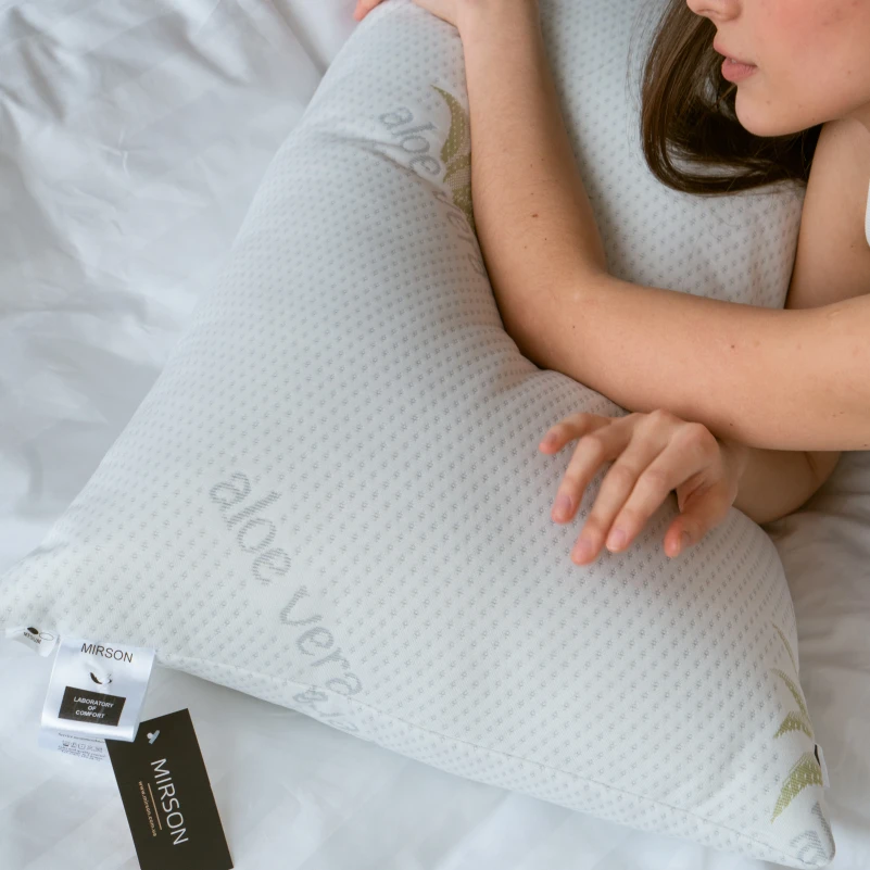 Подушка шелковая №847 "Dorotea" Silk Kapok HAND MADE (упругая) - 15