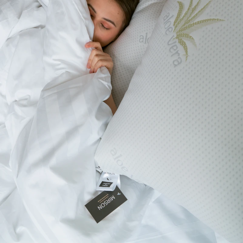 Подушка шелковая №847 "Dorotea" Silk Kapok HAND MADE (упругая) - 10