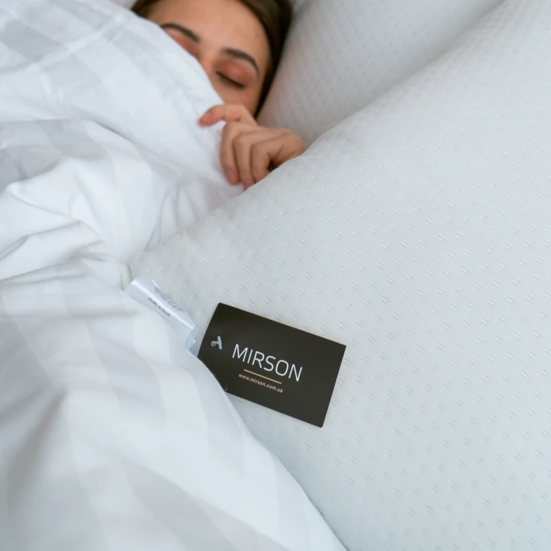 Подушка антиалергенная №805 "Julia" EcoSilk Hand Made (упругая) - 17