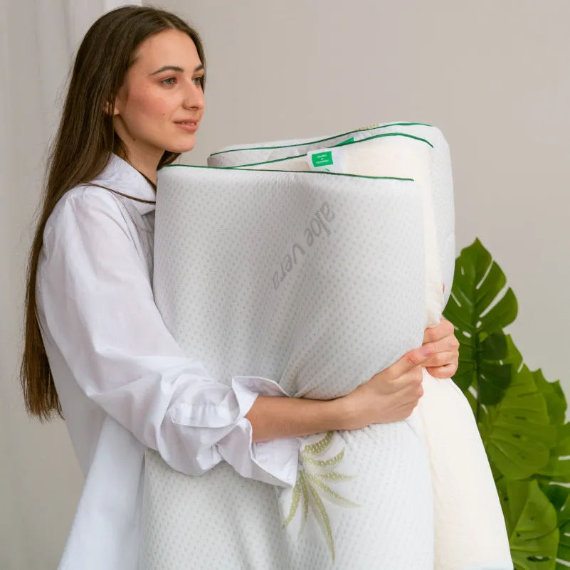 Подушка ортопедична Green nature Dorotea №6017 58*40*10,5 см Memory трикотаж - 9