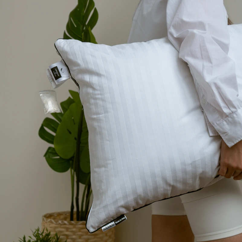 Подушка пуховая Royal Hand Made №906 100% пух Premium сатин (мягкая) - 13