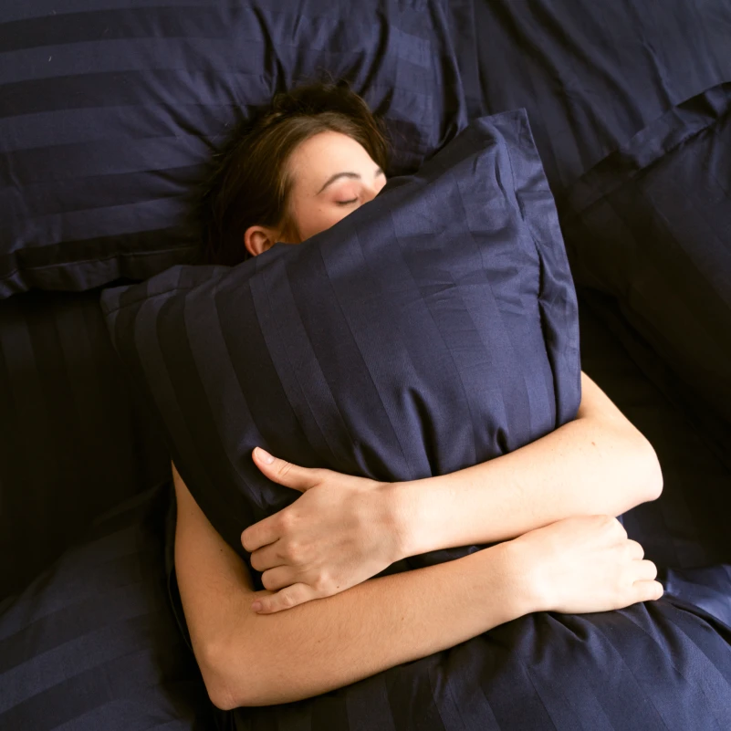 Простынь на резинке (САТИН ЖАККАРД) Blue sea - высота 25 см (детские 10 см) - 9