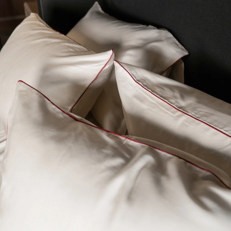 Комплект постільної білизни Сатин ELIT Moko White Corner - 15