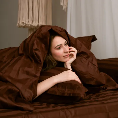 Простынь на резинке (САТИН ЖАККАРД) Lorenzo - высота 25 см (детские 10 см) - 2