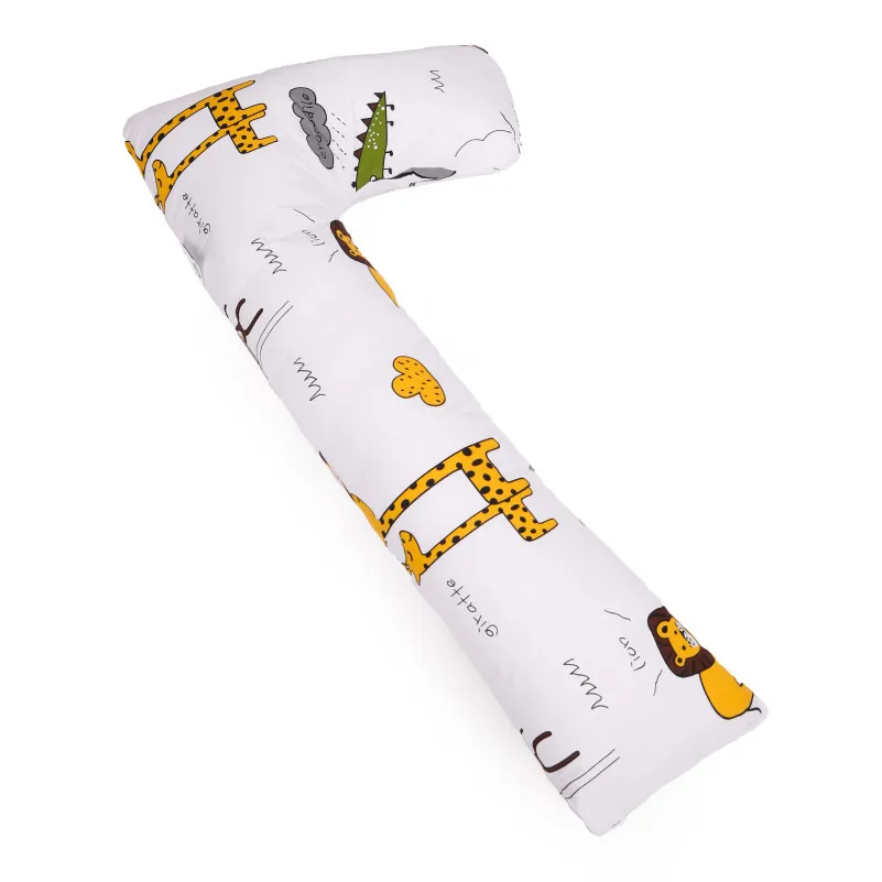 Подушка для беременных и отдыха Г-образная №5014 Color Line 17-0132 Lion King EcoSilk бязь - 5