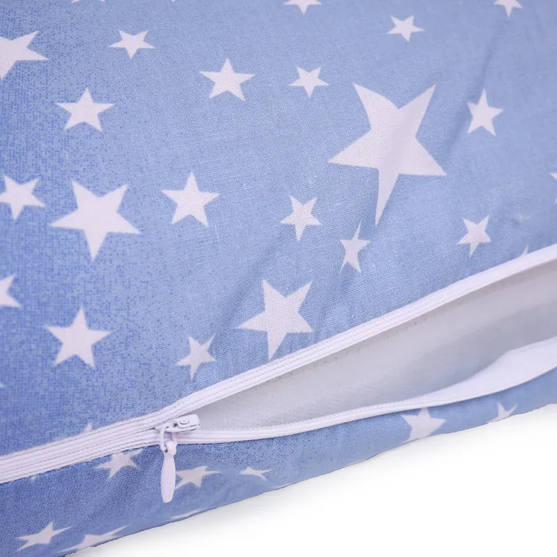 Подушка для вагітних та відпочинку Г-подібна №5010 Color Line 17-0432 Milky Way EcoSilk бязь - 6