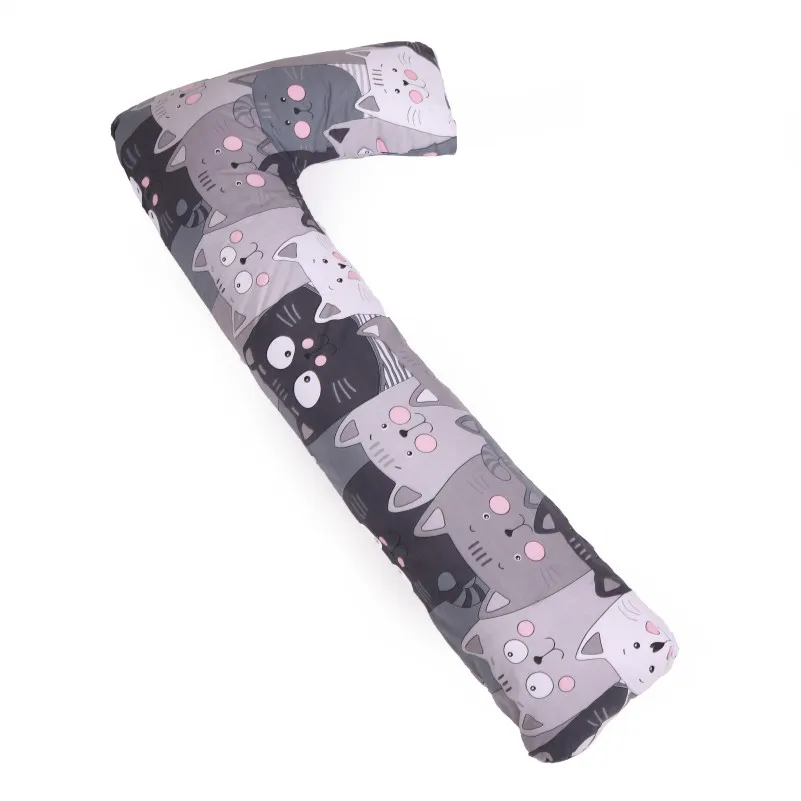 Подушка для беременных и отдыха Г-образная №5009 Color Line 17-0543 Hendri EcoSilk бязь - 5