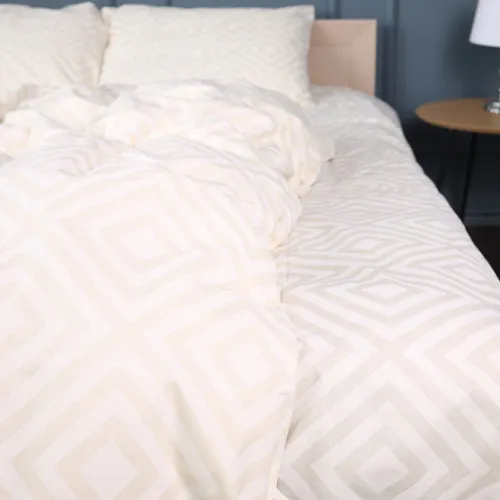 Пододеяльник Бязь 17-0623 Geometry Creamy - 2