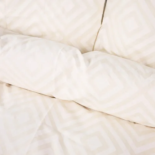 Пододеяльник MirSon Ranforce Elite 17-0623 Geometry Creamy