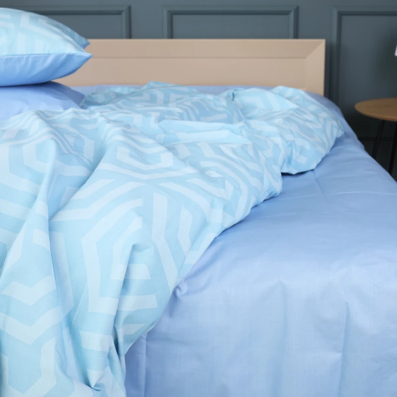 Комплект постельного белья Ranforce Elite 17-0628 Diamond Blue - 3