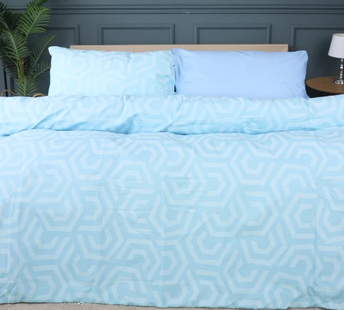 Комплект постільної білизни Ranforce Elite 17-0628 Diamond Blue