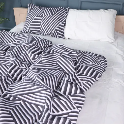 Комплект постельного белья Бязь 17-0629 Diamond Black White