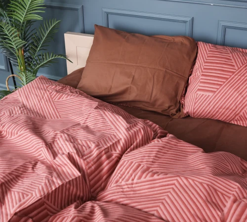 Комплект постільної білизни Бязь 17-0631 Diamond Brown - 2